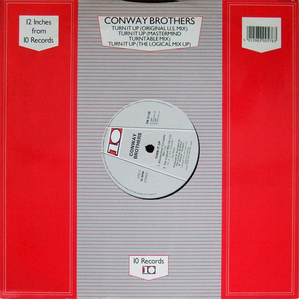 The Conway Brothers : Turn It Up (12", Single, Com)