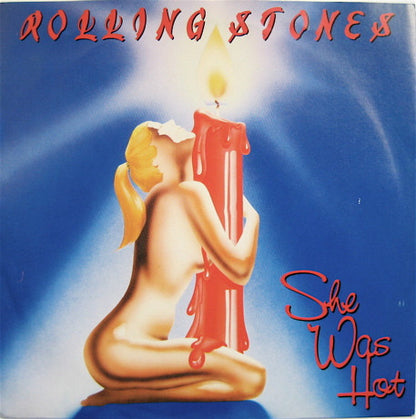 Rolling Stones* : She Was Hot (7", Single, Blu)