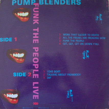 Pump Blenders* : Funk The People Live (LP, Album, Mixed)