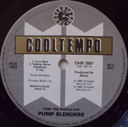 Pump Blenders* : Funk The People Live (LP, Album, Mixed)