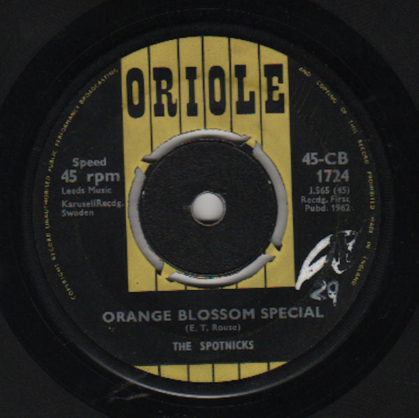 The Spotnicks : Orange Blossom Special (7", Single)