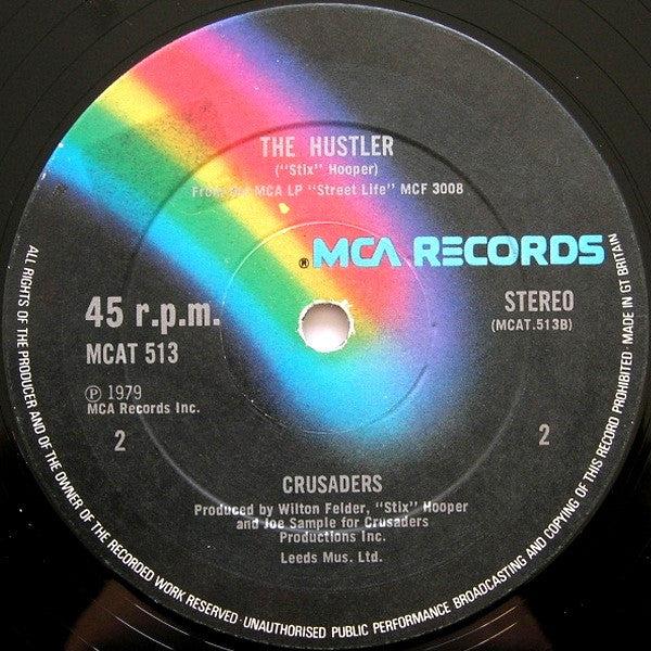 The Crusaders : Street Life (Special Full Length U.S. Disco Mix) (12", Single, Ltd, Bla)