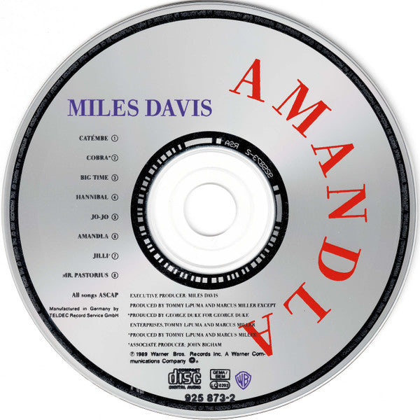 Miles Davis : Amandla (CD, Album)