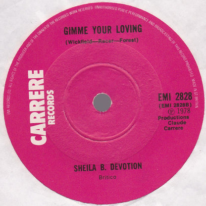 Sheila B. Devotion* : You Light My Fire (7", Single, Red)