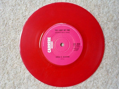 Sheila B. Devotion* : You Light My Fire (7", Single, Red)