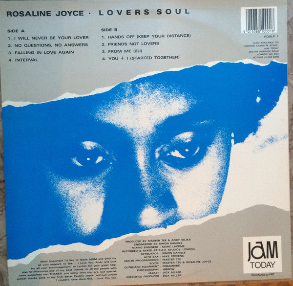 Rosaline Joyce : Lovers Soul (LP, Album)