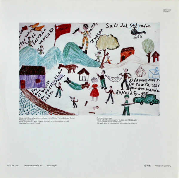 Charlie Haden, Carla Bley, Don Cherry, Sharon Freeman, Mick Goodrick, Jack Jeffers, Michael Mantler, Paul Motian, Jim Pepper, Dewey Redman, Steve Slagle, Gary Valente : The Ballad Of The Fallen (LP, Album, Gat)