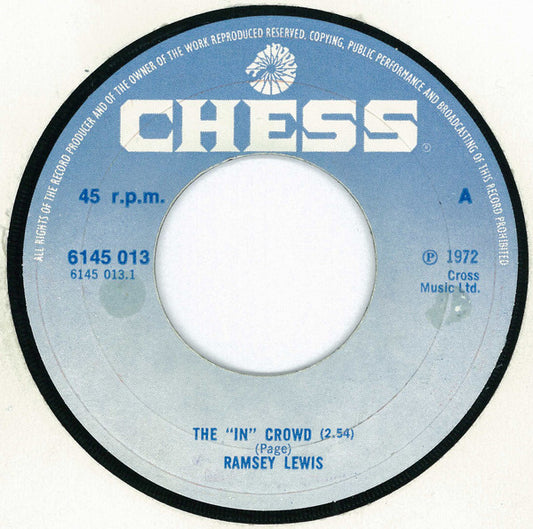 Ramsey Lewis : The "In" Crowd (7", Single)