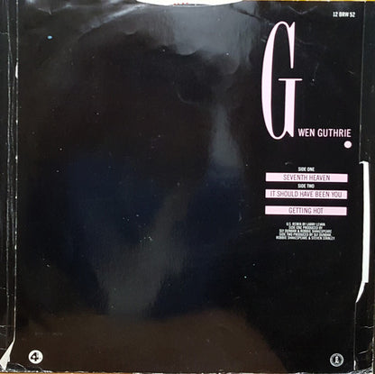 Gwen Guthrie : Seventh Heaven (US Remix) (12")