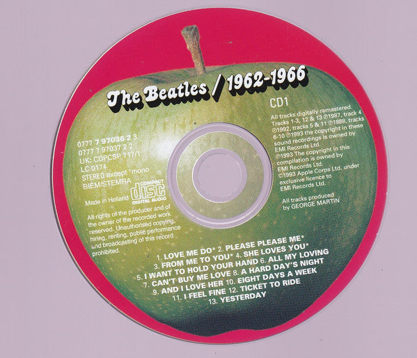 The Beatles : 1962-1966 (2xCD, Comp, RE, RM, RP)