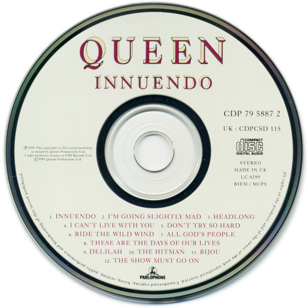 Queen : Innuendo (CD, Album)