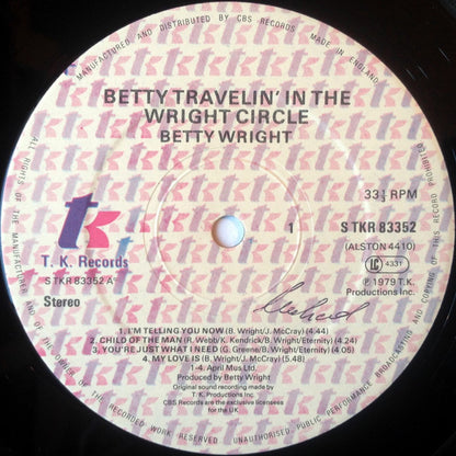 Betty Wright : Betty Travelin' In The Wright Circle (LP, Album)