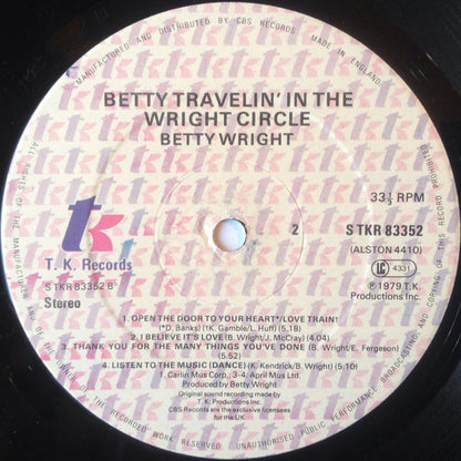 Betty Wright : Betty Travelin' In The Wright Circle (LP, Album)