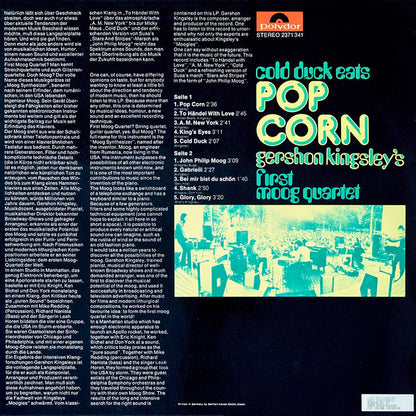 Gershon Kingsley's First Moog Quartet : Popcorn (LP, Album)