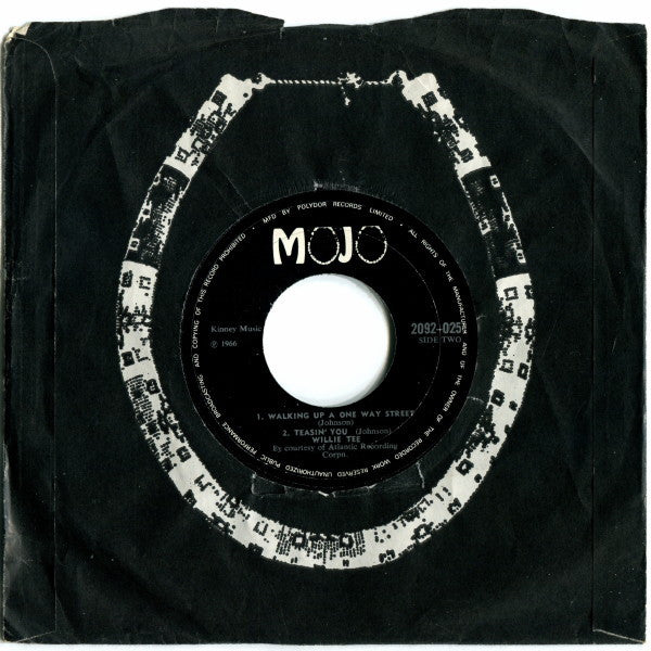 Willie Tee : Thank You John (7", Single, RE, Lar)