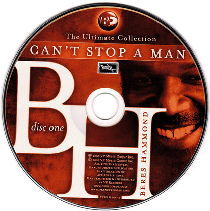 Beres Hammond : Can't Stop A Man: The Ultimate Collection (2xCD, Comp)