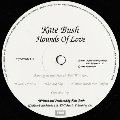 Kate Bush : Hounds Of Love (LP, Album, Tow)