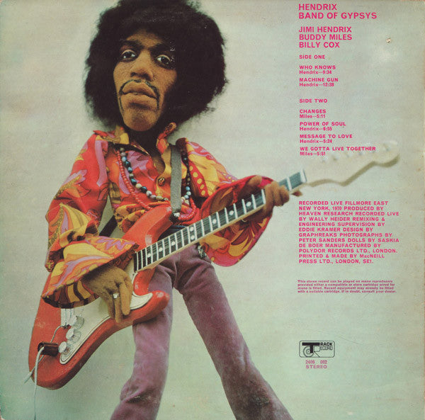 Hendrix* : Band Of Gypsys (LP, Album, Pup)