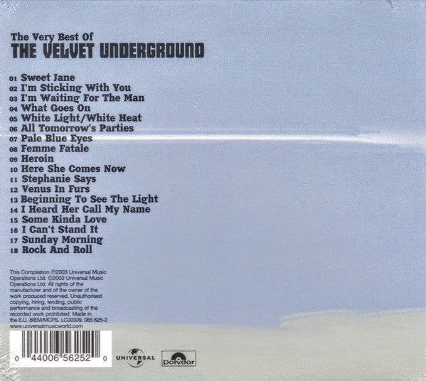 The Velvet Underground : The Very Best Of (CD, Comp, RM)