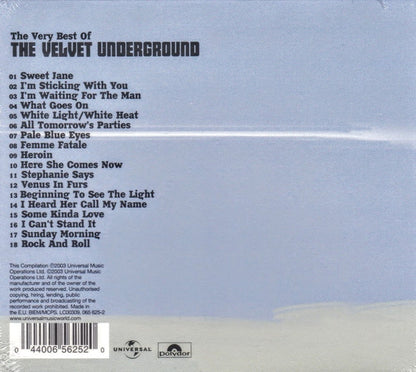 The Velvet Underground : The Very Best Of (CD, Comp, RM)