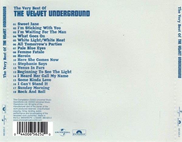 The Velvet Underground : The Very Best Of (CD, Comp, RM)