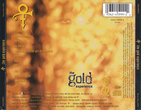 The Artist (Formerly Known As Prince) : The Gold Experience (CD, Album)