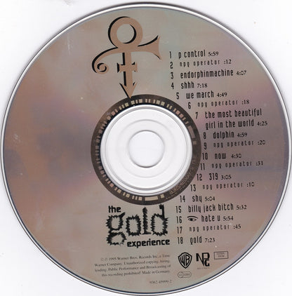 The Artist (Formerly Known As Prince) : The Gold Experience (CD, Album)