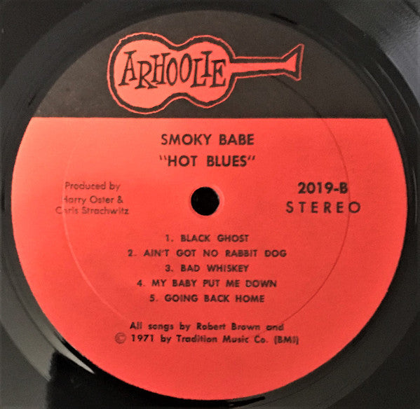 Smoky Babe : Hot Blues (LP, Album, RE)