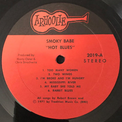 Smoky Babe : Hot Blues (LP, Album, RE)