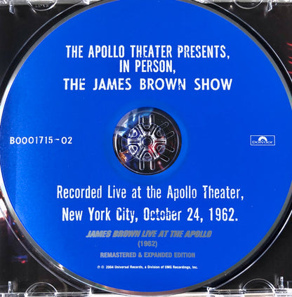 James Brown : Live At The Apollo (1962) Expanded Edition (CD, Album, RE, RM, Exp)