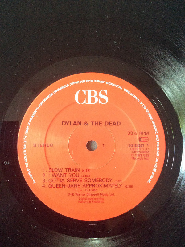 Dylan* & The Dead* : Dylan & The Dead (LP, Album)