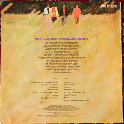 The Kinks : The Kinks Are The Village Green Preservation Society (LP, Album, Mono, Gat)