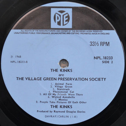 The Kinks : The Kinks Are The Village Green Preservation Society (LP, Album, Mono, Gat)