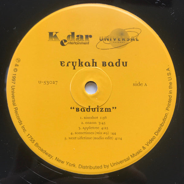 Erykah Badu : Baduizm (LP, Album)