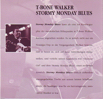 T-Bone Walker : Stormy Monday Blues (CD, Album, RM)