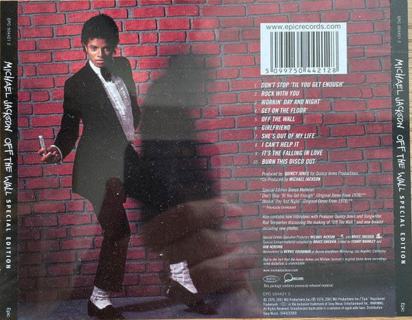 Michael Jackson : Off The Wall (CD, Album, RE, RM, S/Edition, EDC)