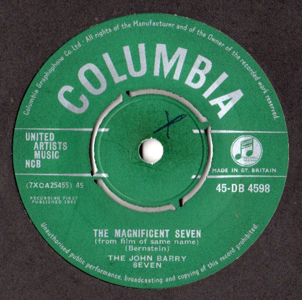 The John Barry Seven : The Magnificent Seven (7", Single)