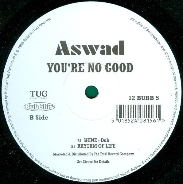 Aswad : You're No Good (12", Single)