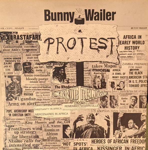 Bunny Wailer : Protest (LP, Album)