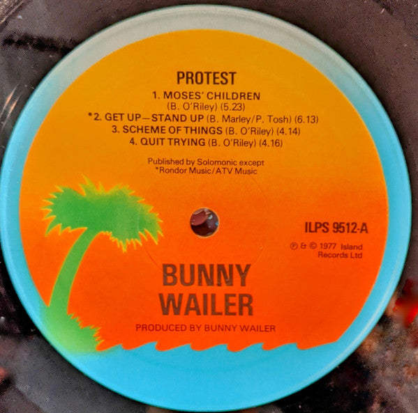 Bunny Wailer : Protest (LP, Album)