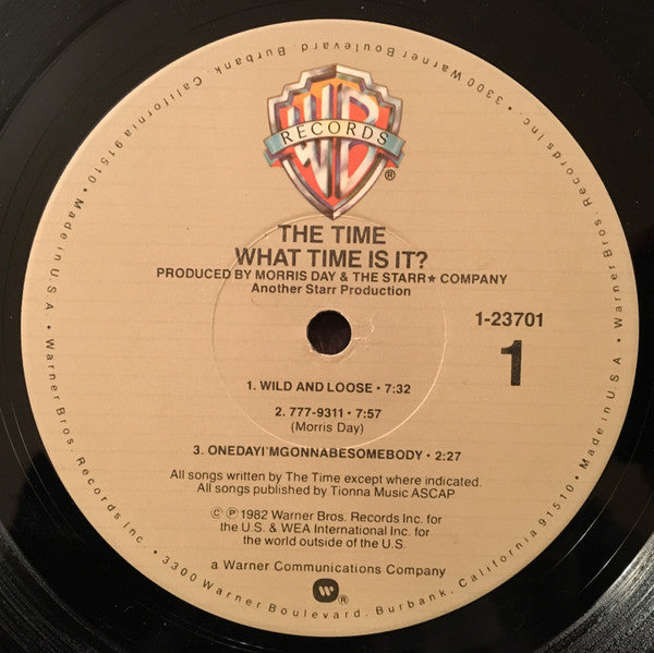 The Time : What Time Is It? (LP, Album, Jac)