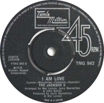 The Jackson 5 : I Am Love (7")