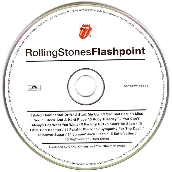 The Rolling Stones : Flashpoint (CD, Album, RE, RM)