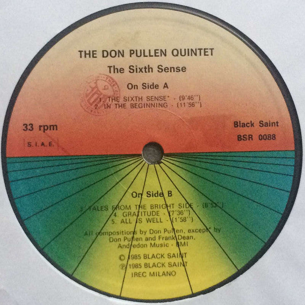 The Don Pullen Quintet : The Sixth Sense (LP, Album)