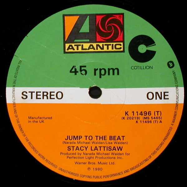 Stacy Lattisaw : Jump To The Beat (12", Single)