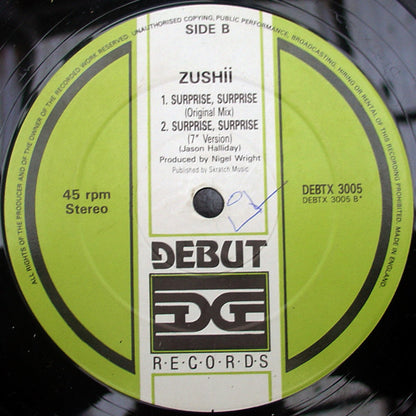 ZUSHii : Surprise, Surprise (Remix) (12", Gen)