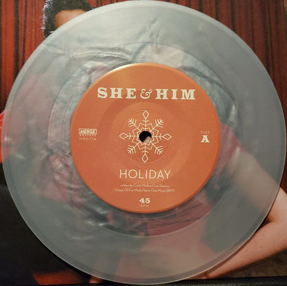 She & Him : A Very She & Him Christmas  (LP, RE + 7" + Dlx, Ltd, Met)