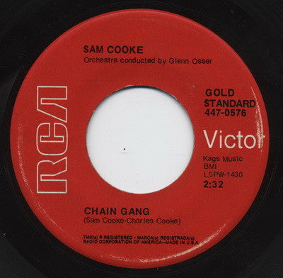 Sam Cooke : Chain Gang / Cupid (7", Single, RE)