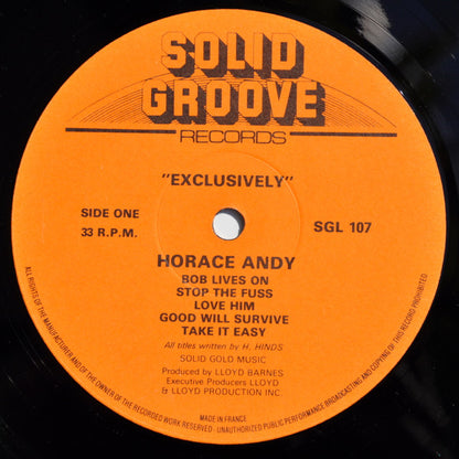 Horace Andy : Exclusively (LP, Album)