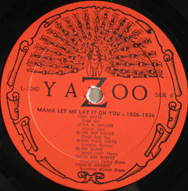 Various : Mama Let Me Lay It On You 1926-1936 (LP, Comp)